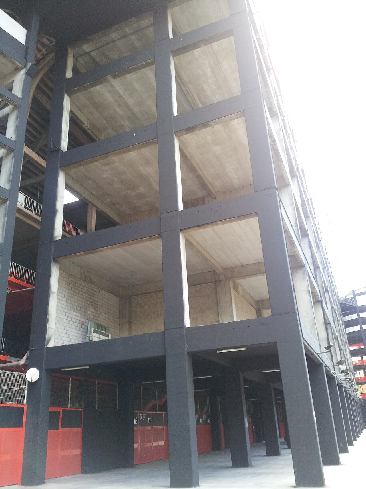 Le stade Campo de Mestalla, à فلنسية